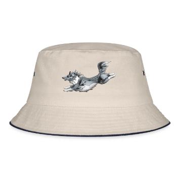 Berger Shetland Bleu Merle - Bob - blanc cassé/bleu marine - Devant