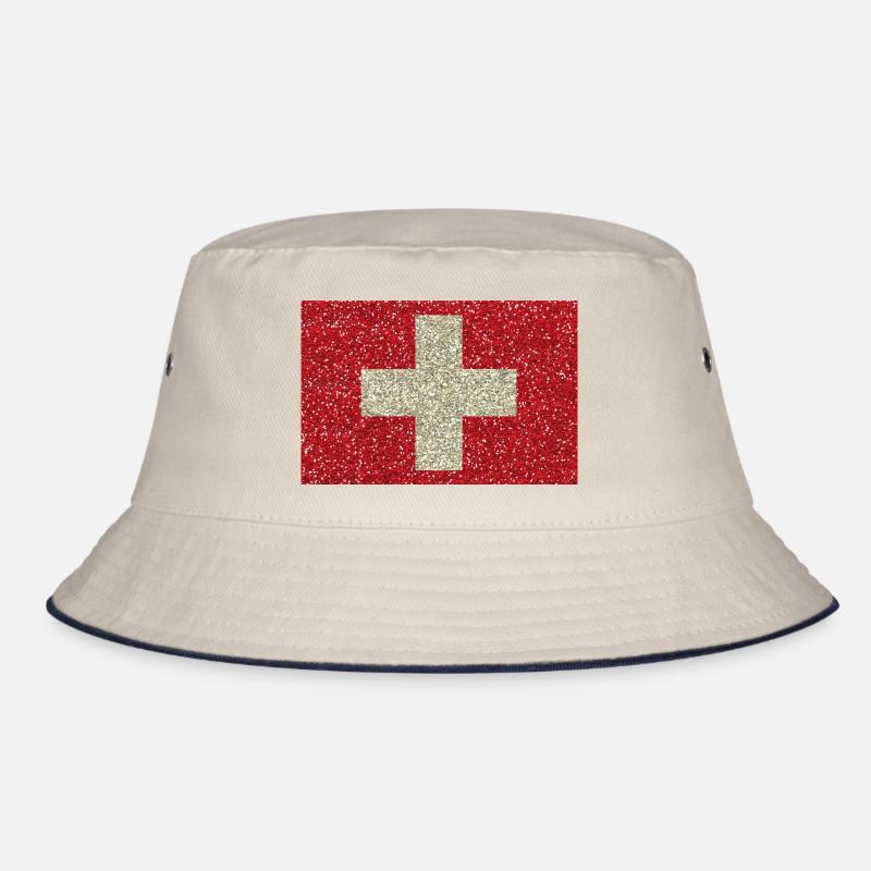 drapeau suisse Glitter drapeau tradition indigène Bob