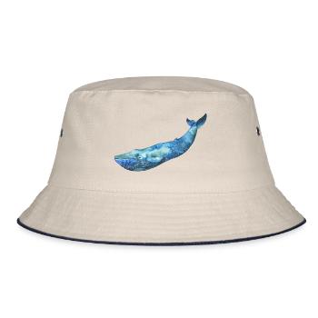 WAL - Bucket Hat - Natur/Navy - Vorne