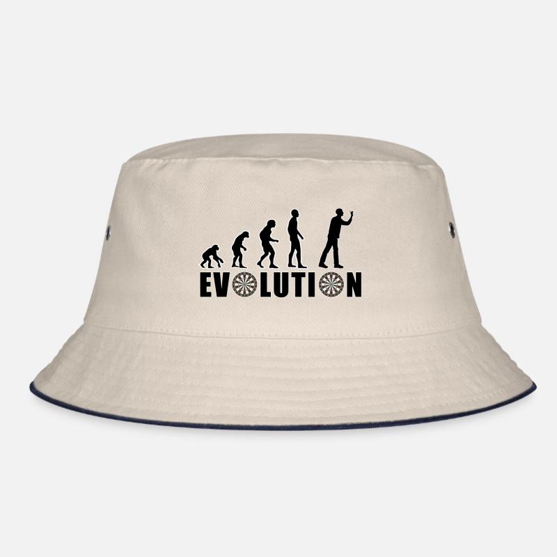 EVOLUTION DARTS Spiel Pfeil Dartscheibe Geschenk Bucket Hat