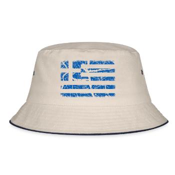 Drapeau de la Grèce - Bob - blanc cassé/bleu marine - Devant