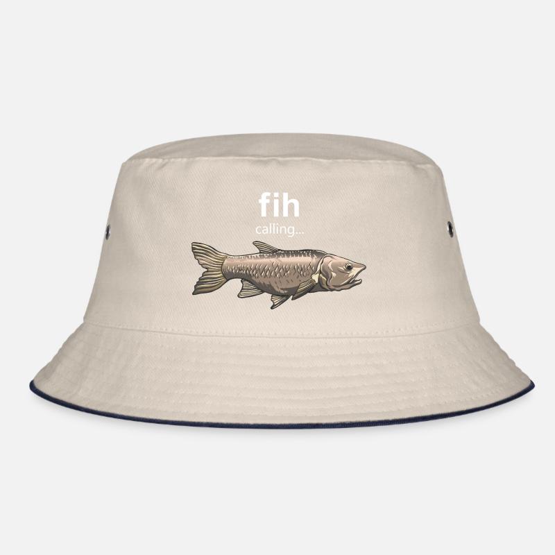 Fih Appel Drôle Hommes Pêche Internet Meme Fi - Bob - blanc cassé/bleu marine