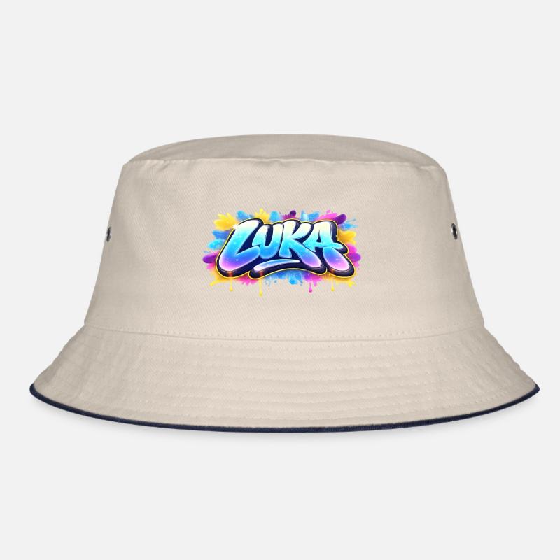 Graffiti LUKA Name Gift Ideal Printable On Bucket Hat