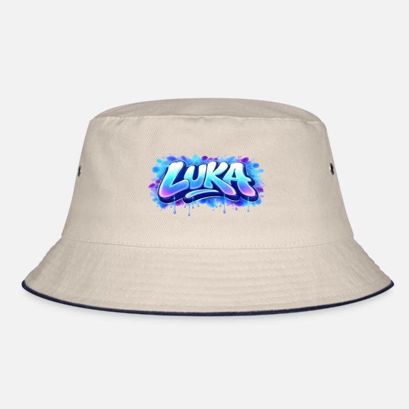 Graffiti LUKA Name Gift Ideal Printable Bucket Hat