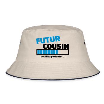 futur cousin - Bob - blanc cassé/bleu marine - Devant