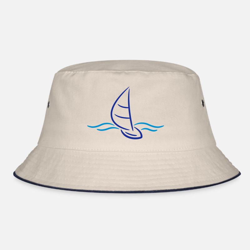 Sailing Boad And Waves Logo Bob