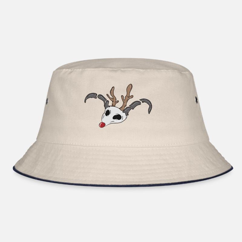 Rentier Schädel Bucket Hat
