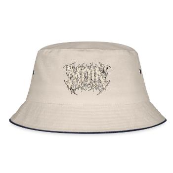 Heavy Metal Moin - Bucket Hat - Natur/Navy - Vorne