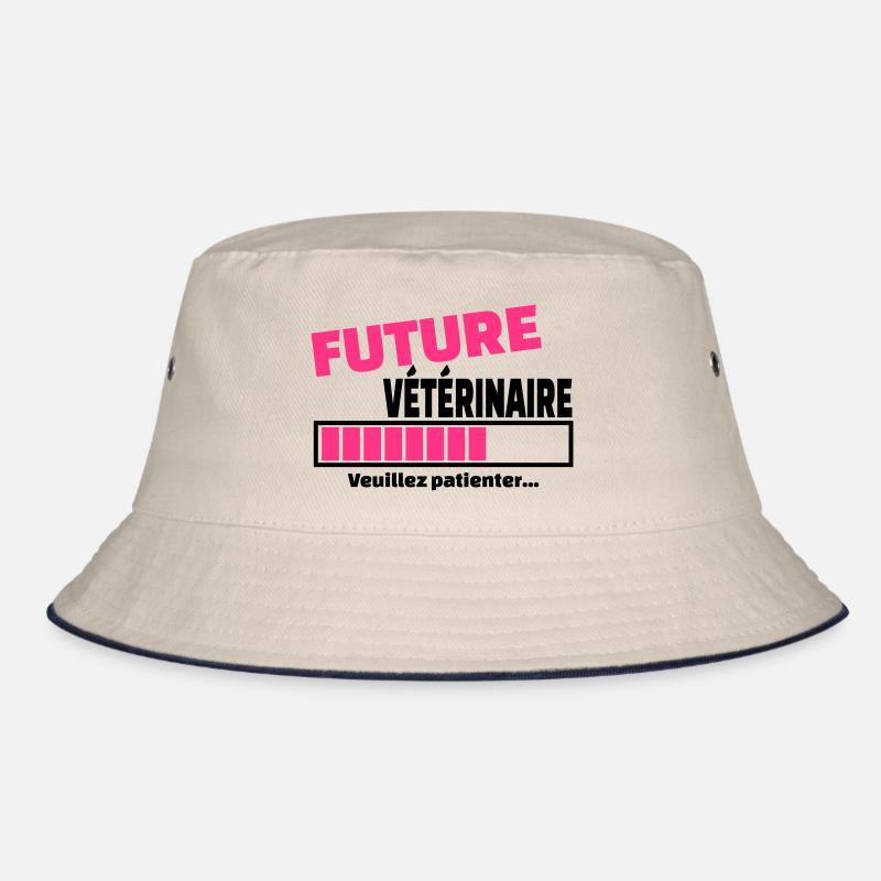 future vétérinaire - Bob - blanc cassé/bleu marine