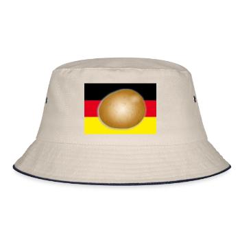 Pomme de terre drapeau Allemagne - Bob - blanc cassé/bleu marine - Devant