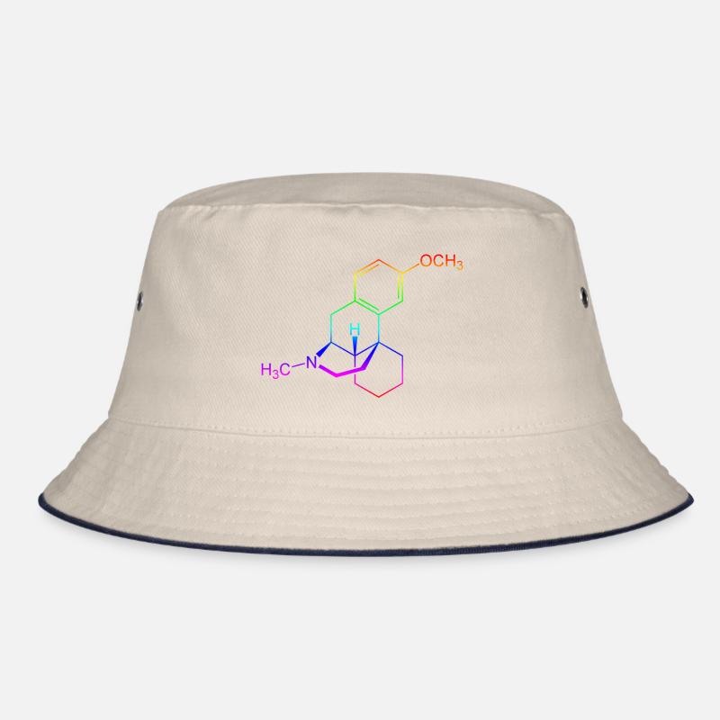 Dextromethorphan DXM Strukturformel Bucket Hat