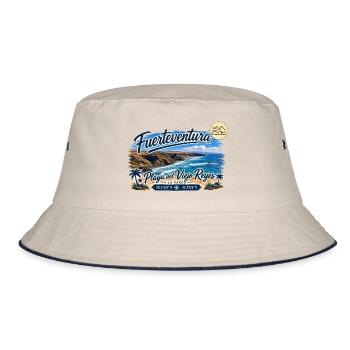 Fuerteventura - La Pared - Playa del Viejo Reyes - Bucket Hat - Natur/Navy - Vorne