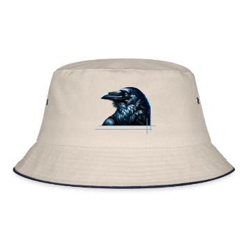 The Raven's Mystery - Bucket Hat - ecru/navy - Front