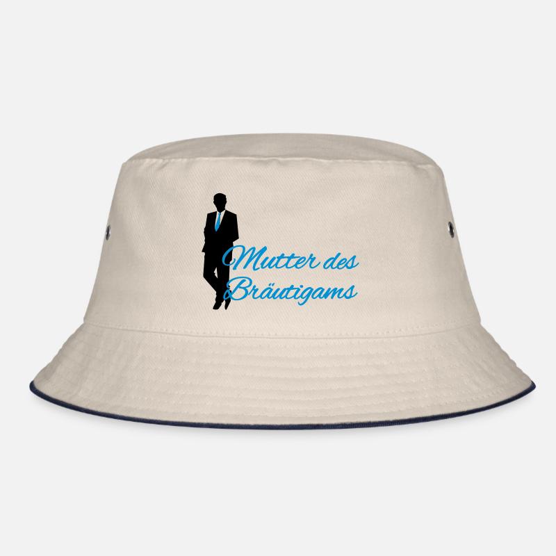 Mutter des Bräutigams - Bucket Hat - Natur/Navy