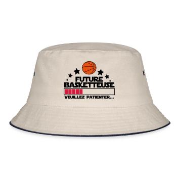 future basketteuse - Bob - blanc cassé/bleu marine - Devant