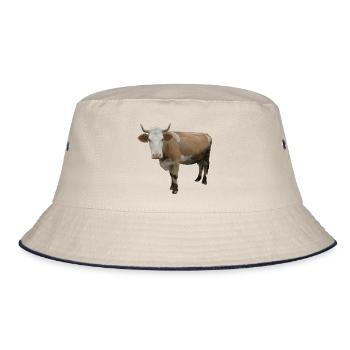 Vache - Bob - blanc cassé/bleu marine - Devant