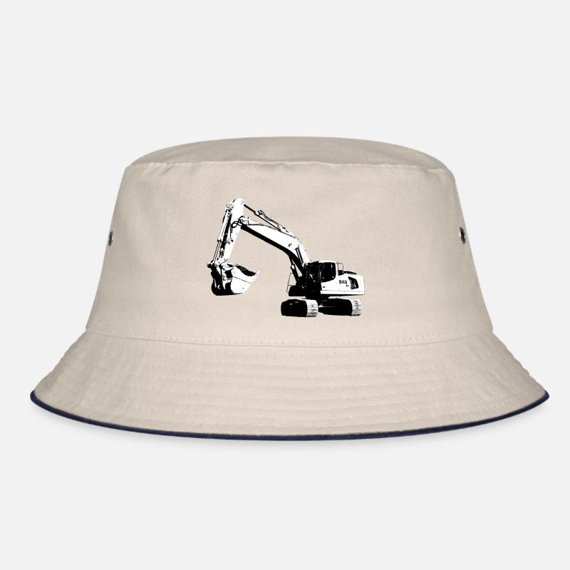 Bagger - Bucket Hat - Natur/Navy