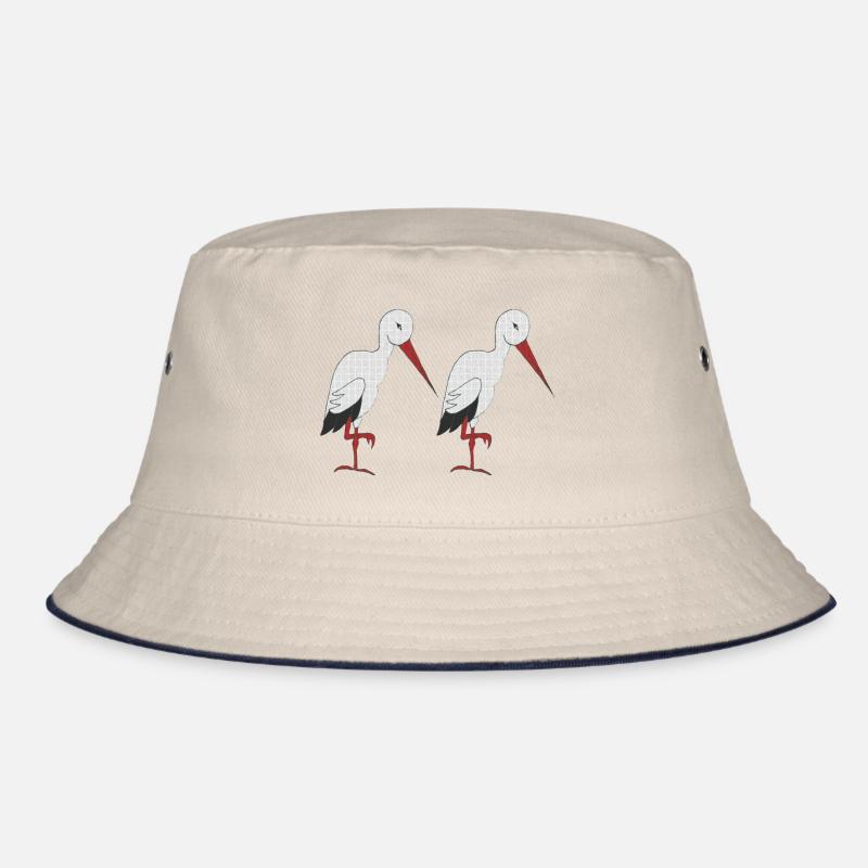 stork 2 times Bucket Hat