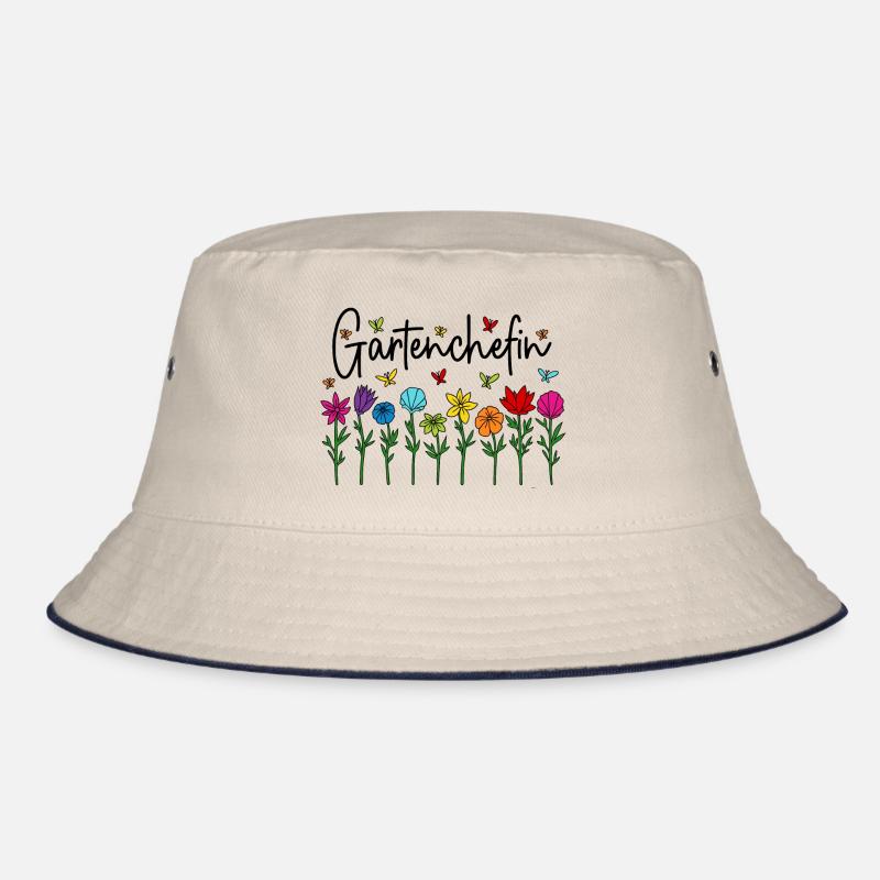 Garten Chefin Blumen Gartenarbeit Gartenchefin Bucket Hat
