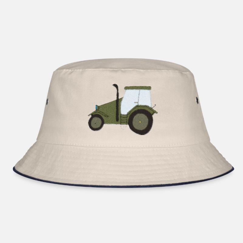 traktor oldtimer impressionismus Bucket Hat