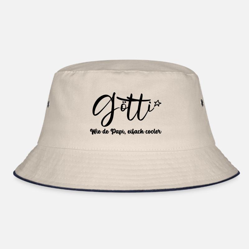 Götti wie de Papi eifach cooler Onkel Schweiz Bucket Hat