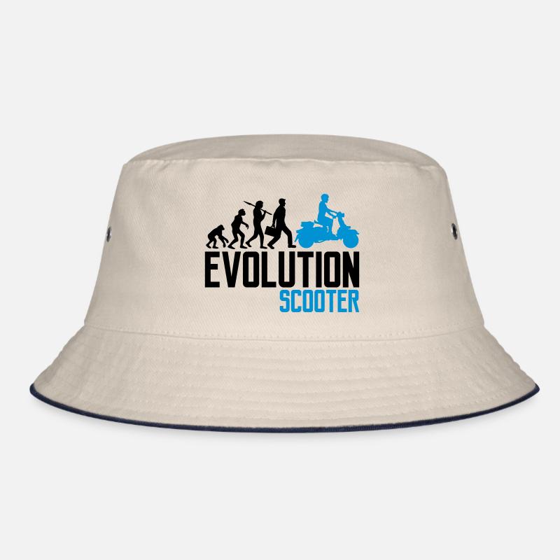 motor evolution elektroroller clipart elek Bucket Hat