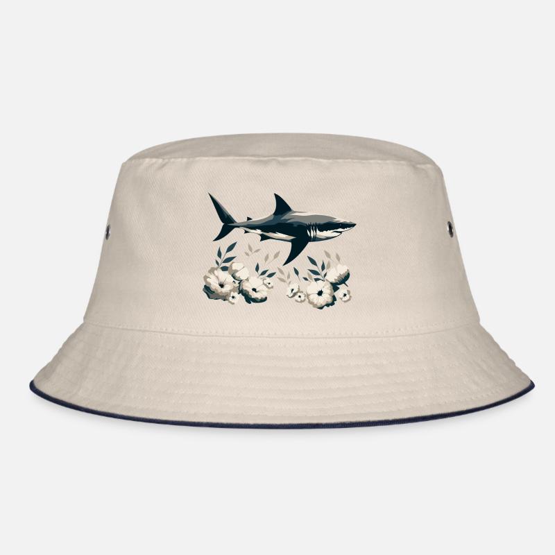 Requin avec des fleurs Bob