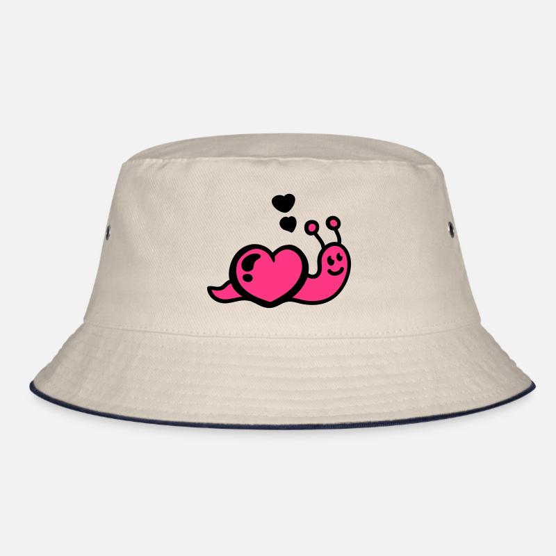 Herz Schnecke Bucket Hat
