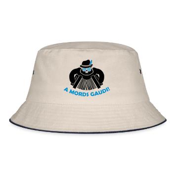a_mords_gaudi_002 - Bucket Hat - Natur/Navy - Vorne