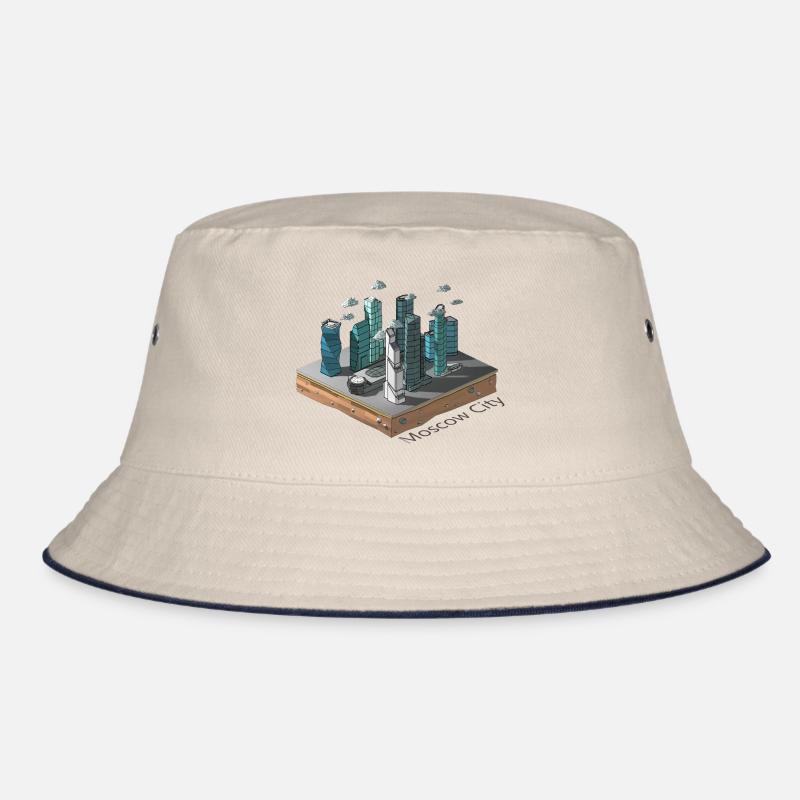 Geometric low poly Bucket Hat