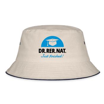 Doktor - Bucket Hat - Natur/Navy - Vorne