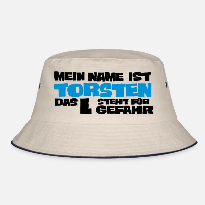 torsten - Bucket Hat - Natur/Navy