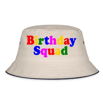 Birthday squad - Bob - blanc cassé/bleu marine - Devant