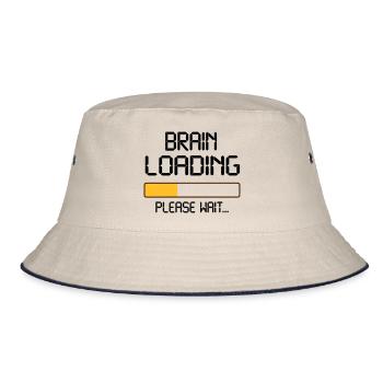 brain loading - Bob - blanc cassé/bleu marine - Devant