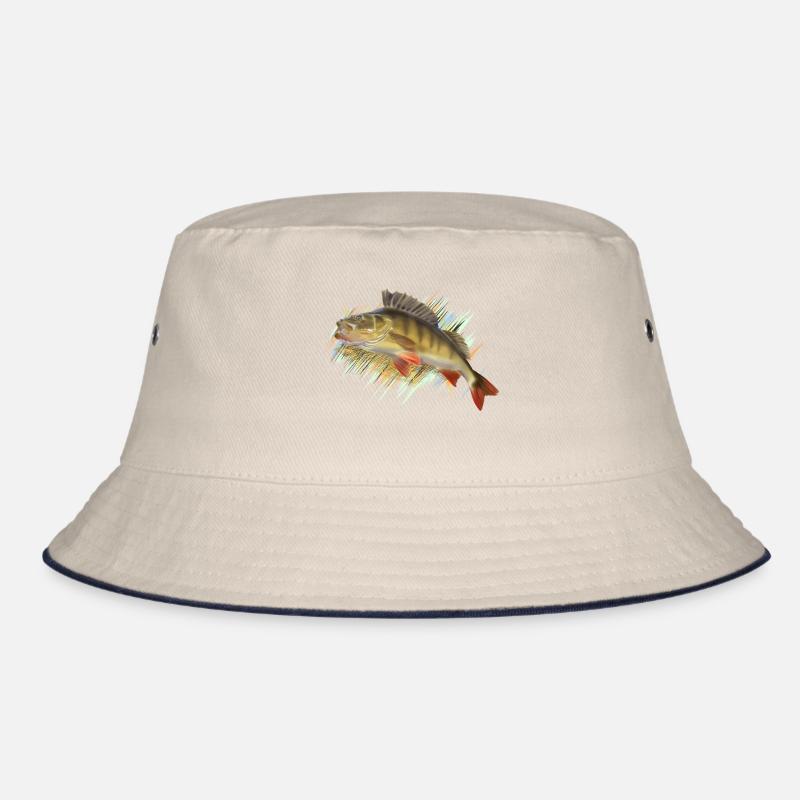Barsch - Bucket Hat - Natur/Navy