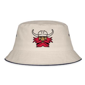 wickinger_3c - Bucket Hat - ecru/navy - Front
