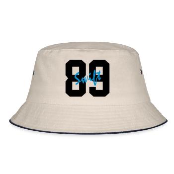 swift 89 - Bucket Hat - ecru/navy - Front