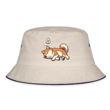 Shiba Inu Shiba propriétaire Shiba lover Shiba inus - Bob - blanc cassé/bleu marine - Devant