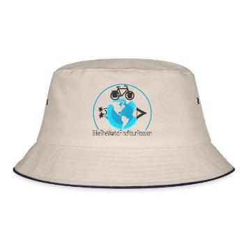 Find your Passion - Bucket Hat - Natur/Navy - Vorne