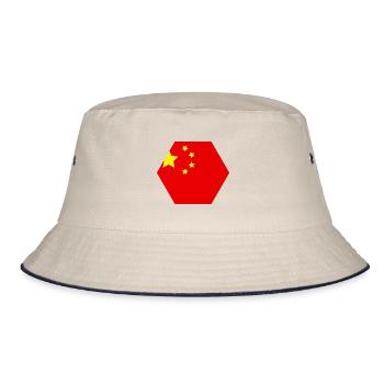 Drapeau de la Chine - Bob - blanc cassé/bleu marine - Devant
