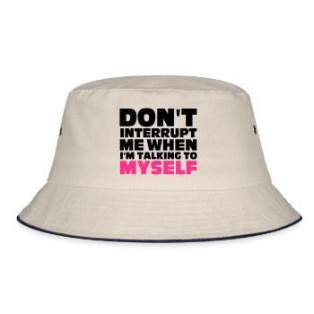 Funny - Bucket Hat - Natur/Navy - Vorne