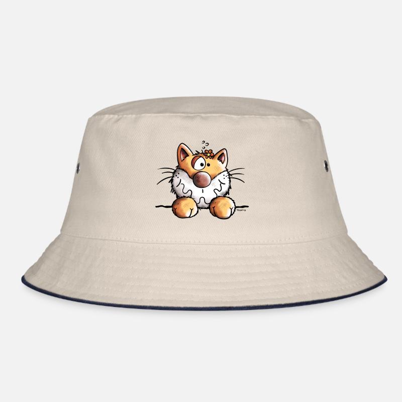 Neugieriges Kätzchen Bucket Hat