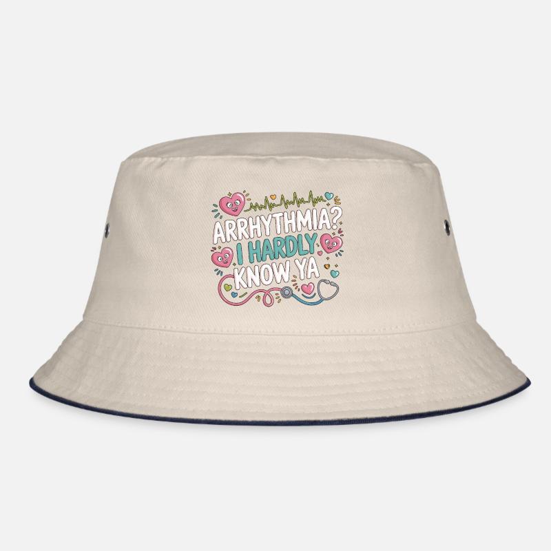 Cardiac Tech Arrhythmia I Hardly Know Ya Echo Tech Bucket Hat