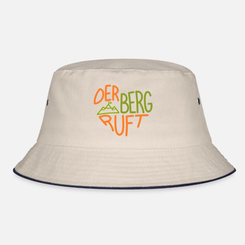 Der Berg Ruft Herzdesign Bucket Hat