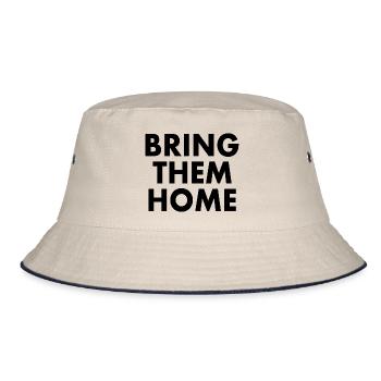 Bring them home - Bucket Hat - Natur/Navy - Vorne