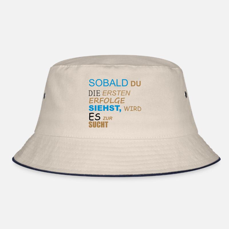 Motivation - Bucket Hat - Natur/Navy