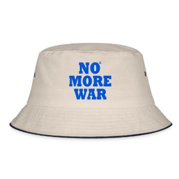 No more war - Bob - blanc cassé/bleu marine - Devant