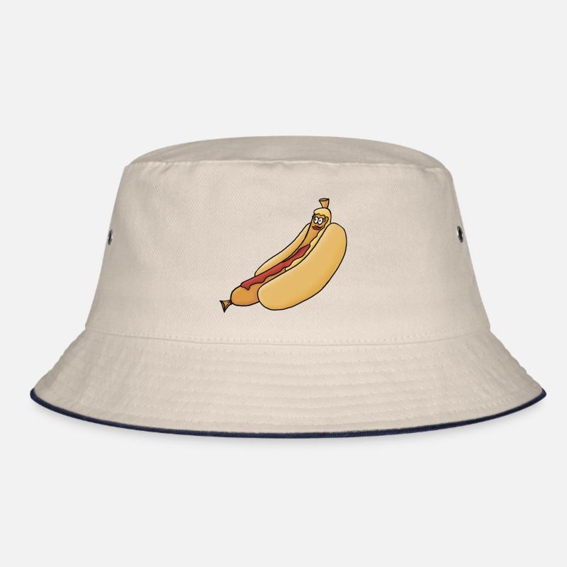 relaxed bockwurst in a bun Bucket Hat