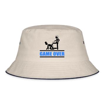 Fin du jeu des mariés - Bob - blanc cassé/bleu marine - Devant