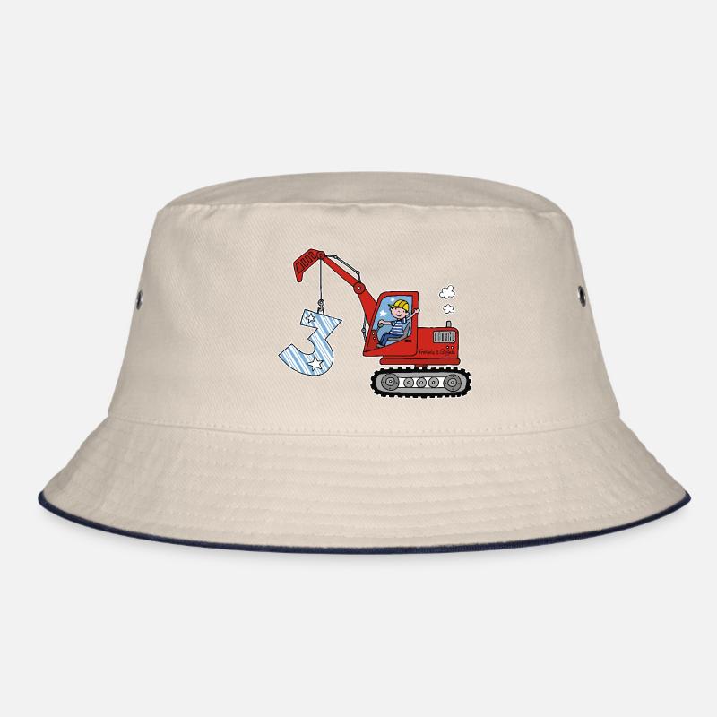 Bagger 3. Geburtstag Bucket Hat